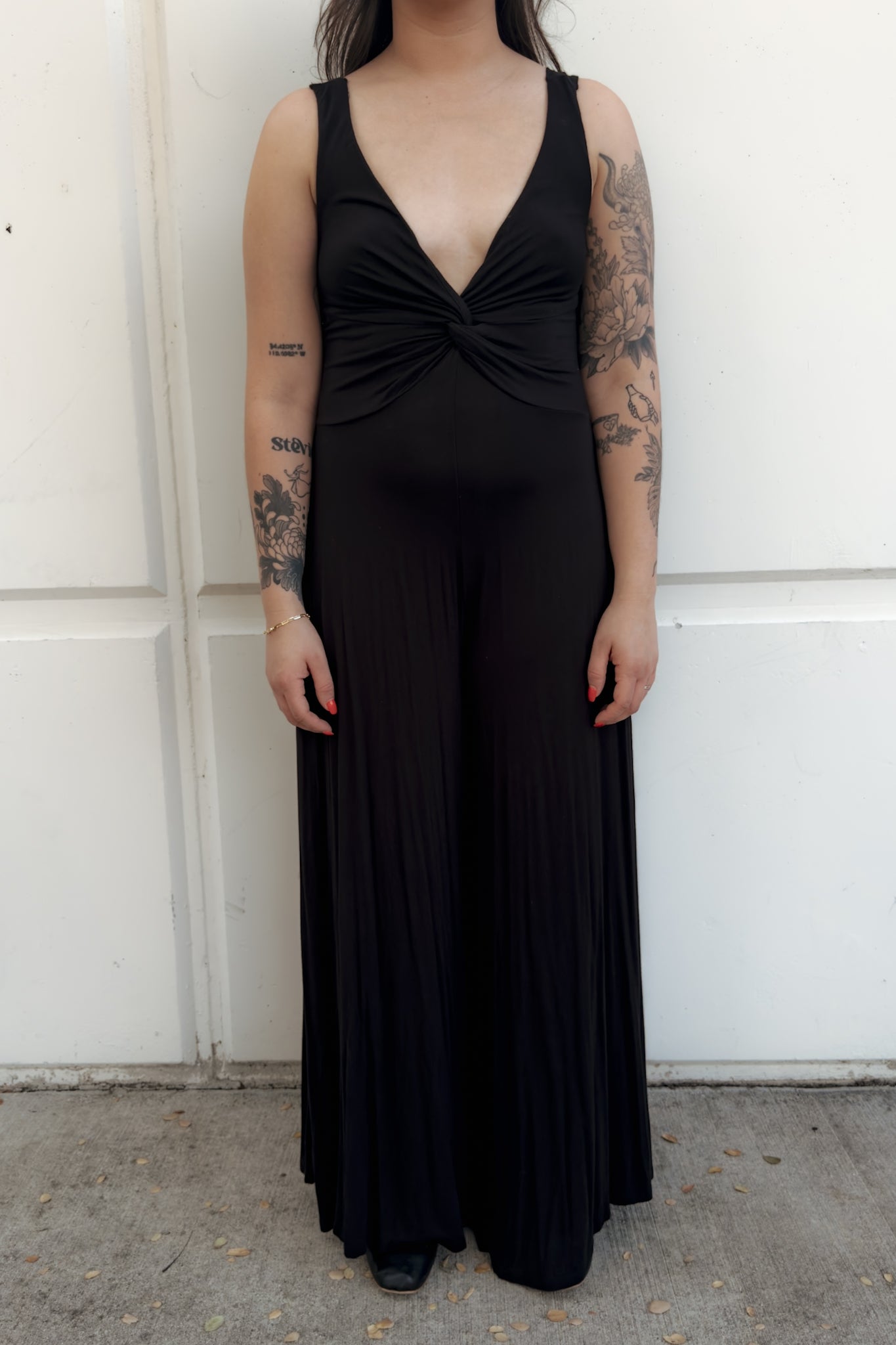 Marisol Sleeveless Jersey Jumpsuit