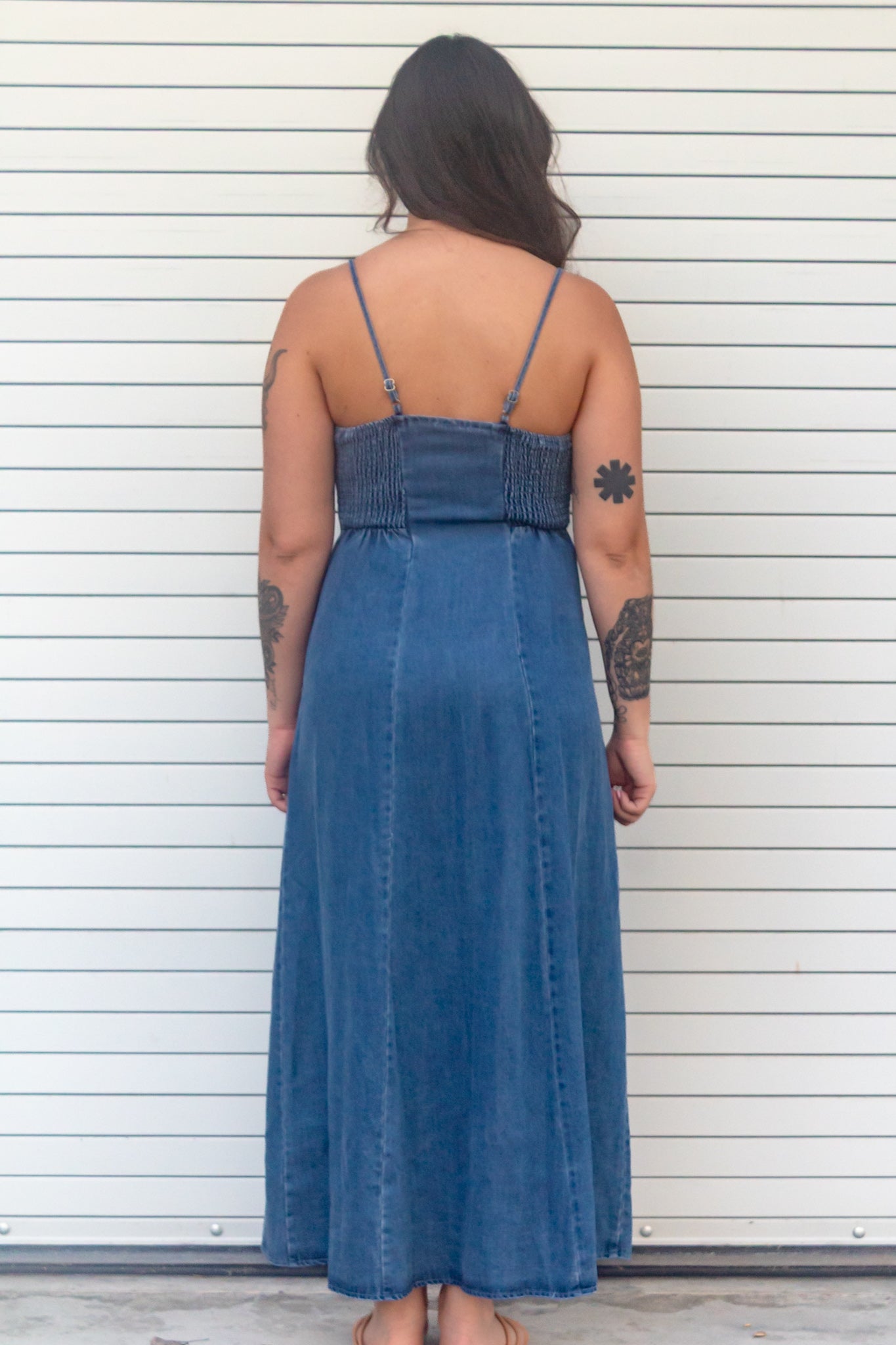 Dani Button Front Maxi Dress