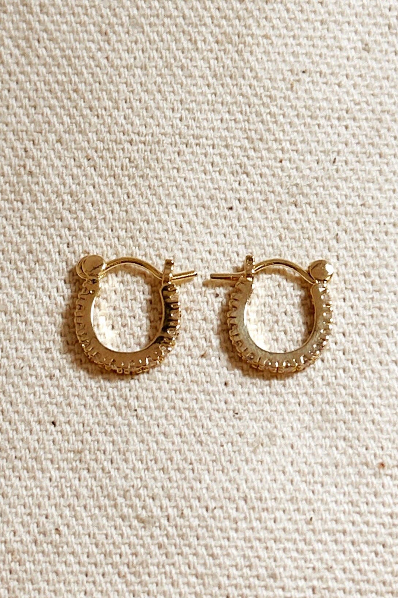 Celina Mini CZ Clicker Earrings