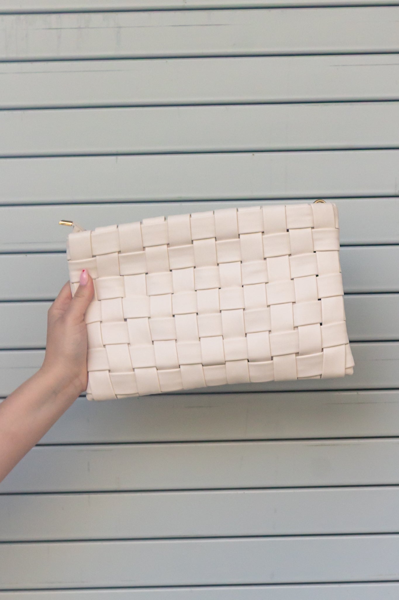 Mikey Basket Weave Hand Bag