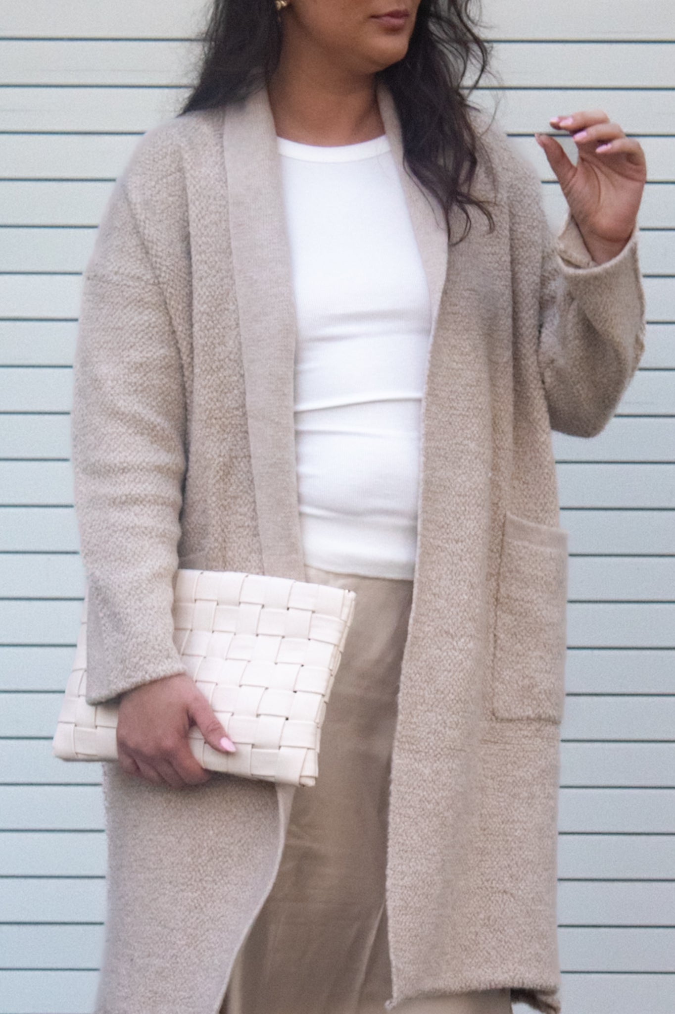 Mikey Basket Weave Hand Bag