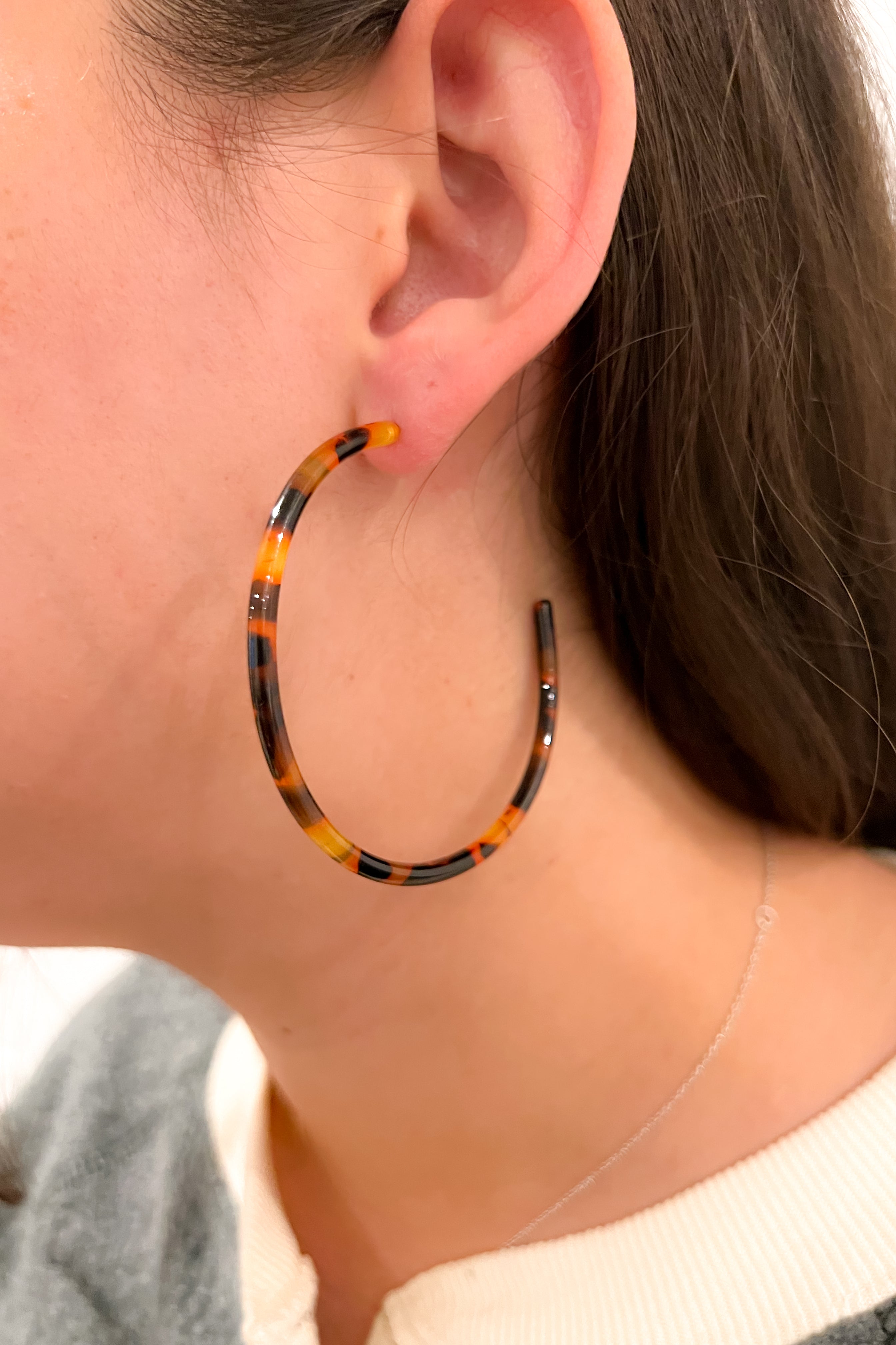 Jazzy Tortoise Open Hoops