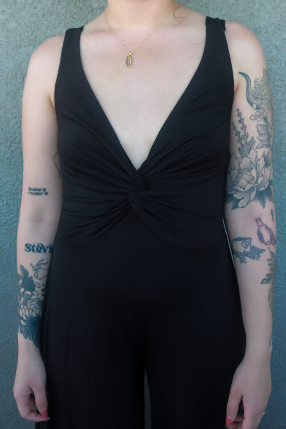Marisol Sleeveless Jersey Jumpsuit