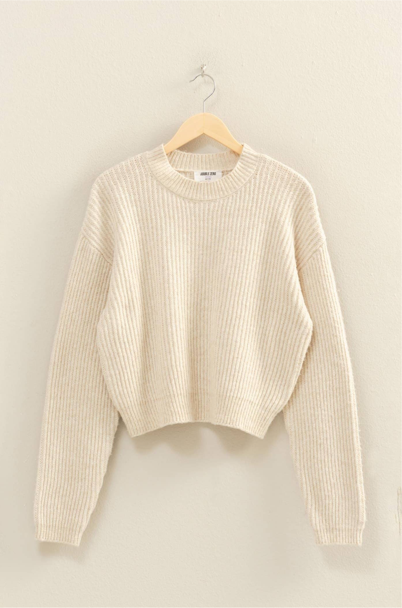 Isabel Ribbed Crew Neck Sweater