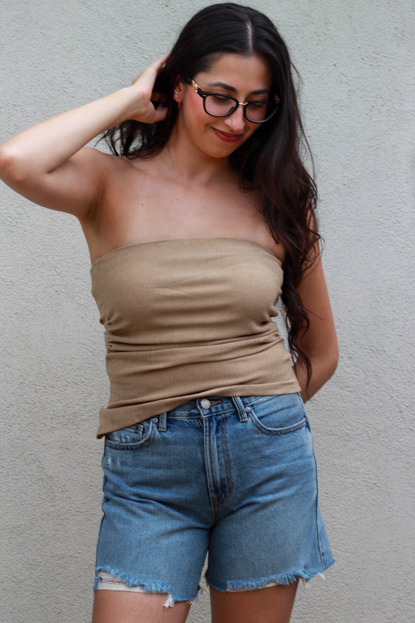 Maddi Asymmetrical Tube Top