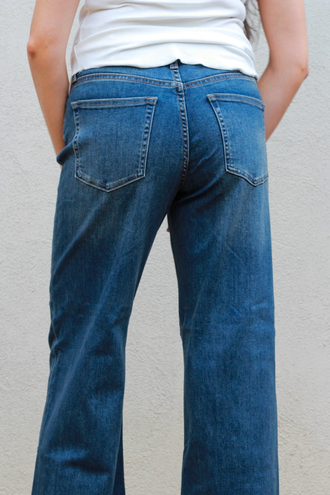 Layla Cuffed Wide Leg Jean