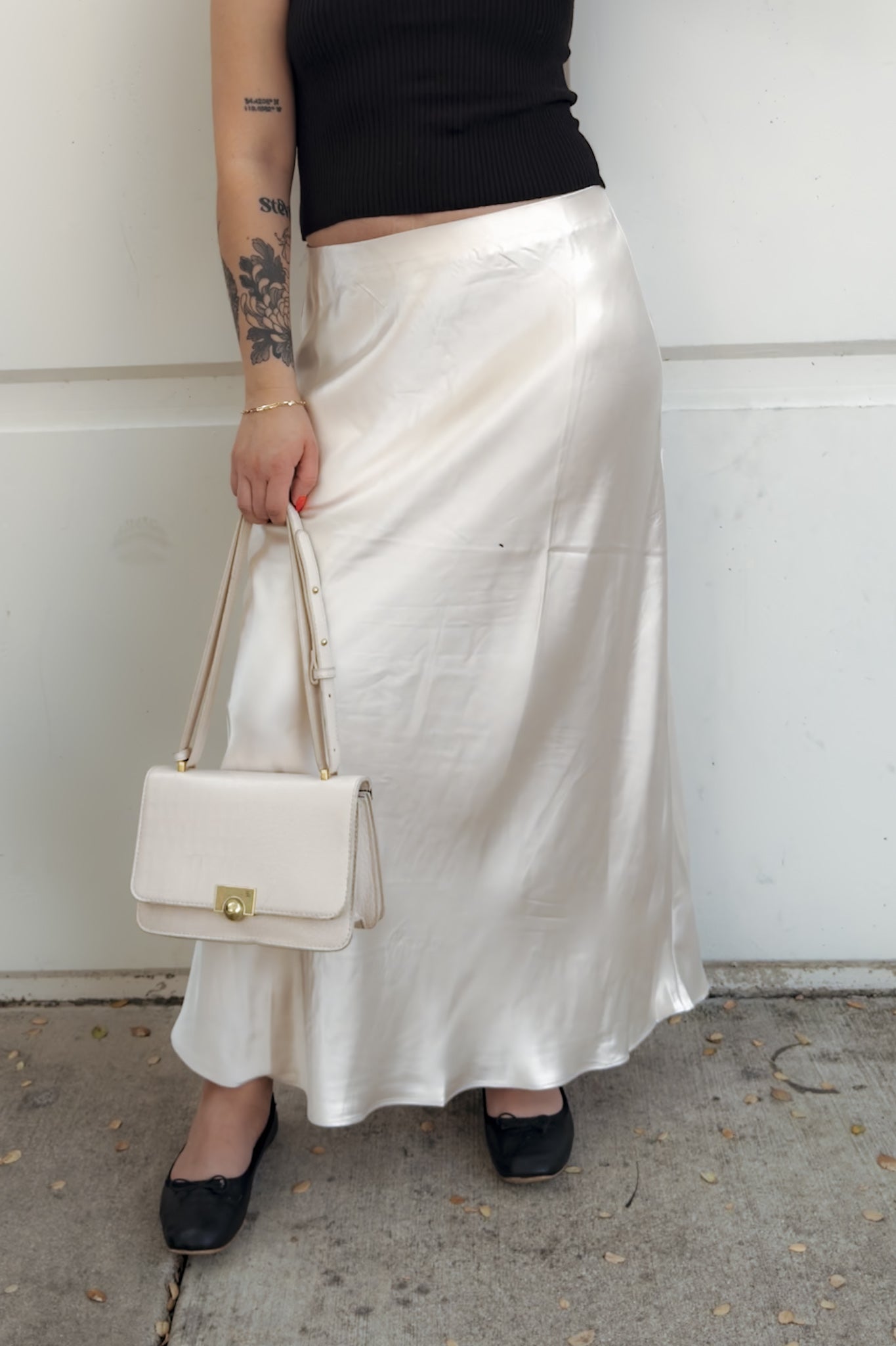 Milla Satin Maxi Skirt