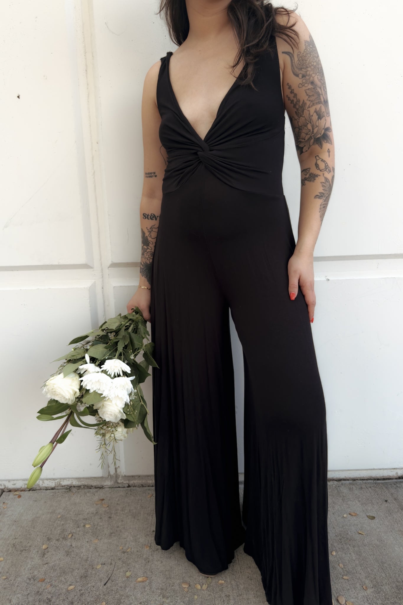 Marisol Sleeveless Jersey Jumpsuit