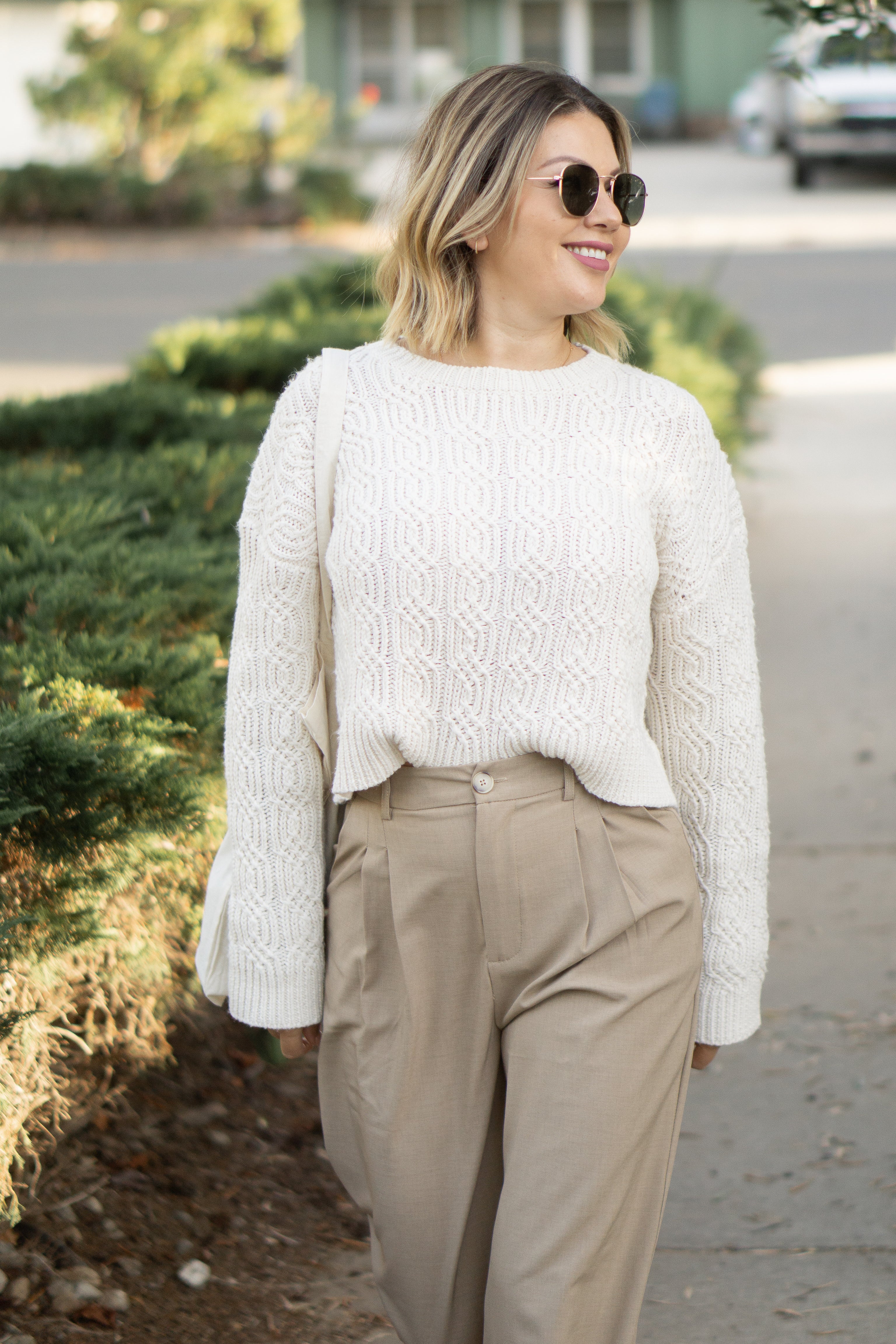 Tori Cable Knit Sweater