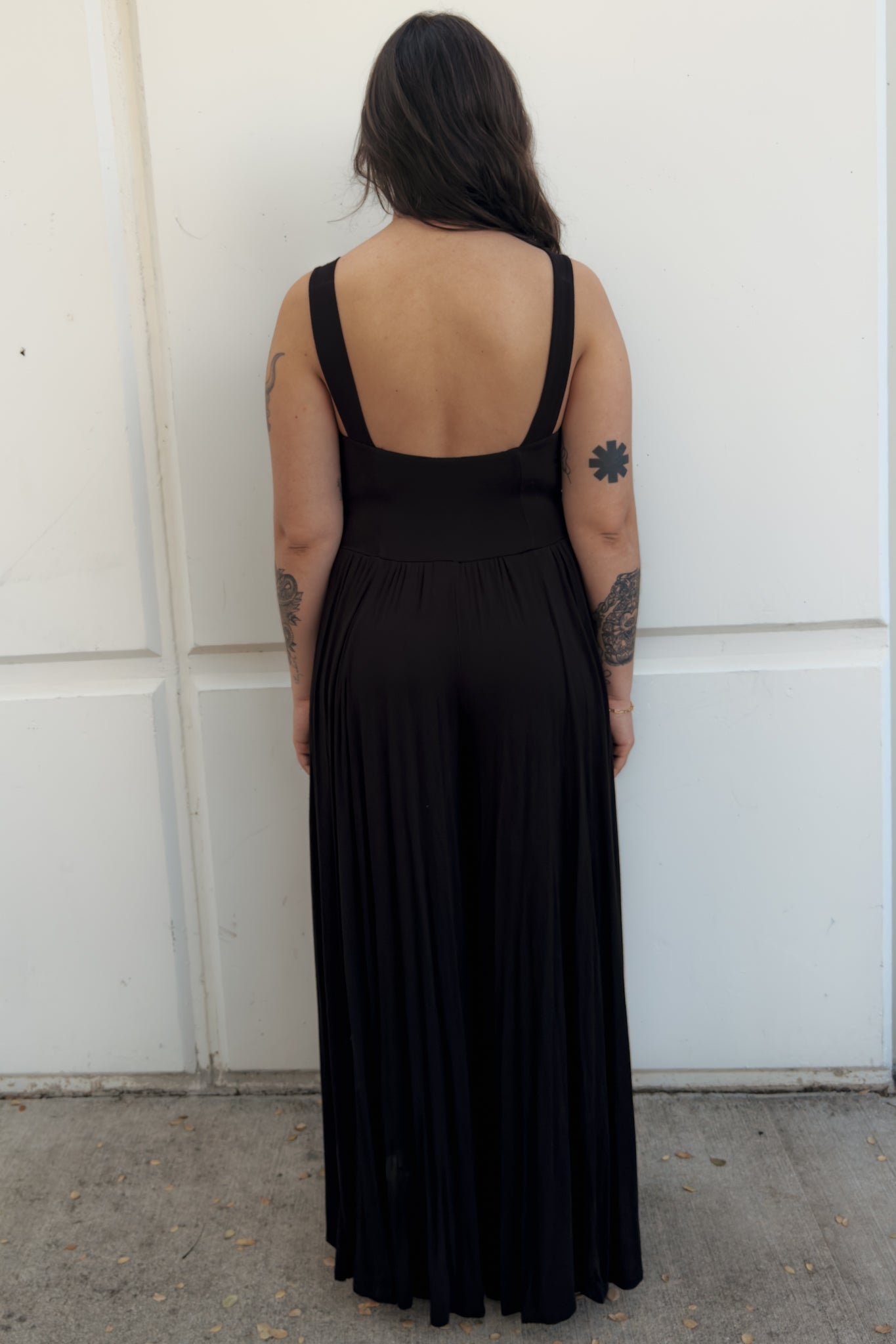 Marisol Sleeveless Jersey Jumpsuit