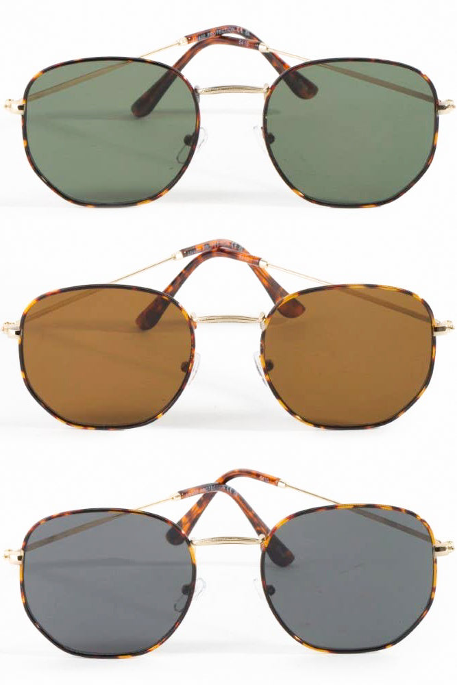 Zoe Thin Tortoise Shell Frame Sunnies