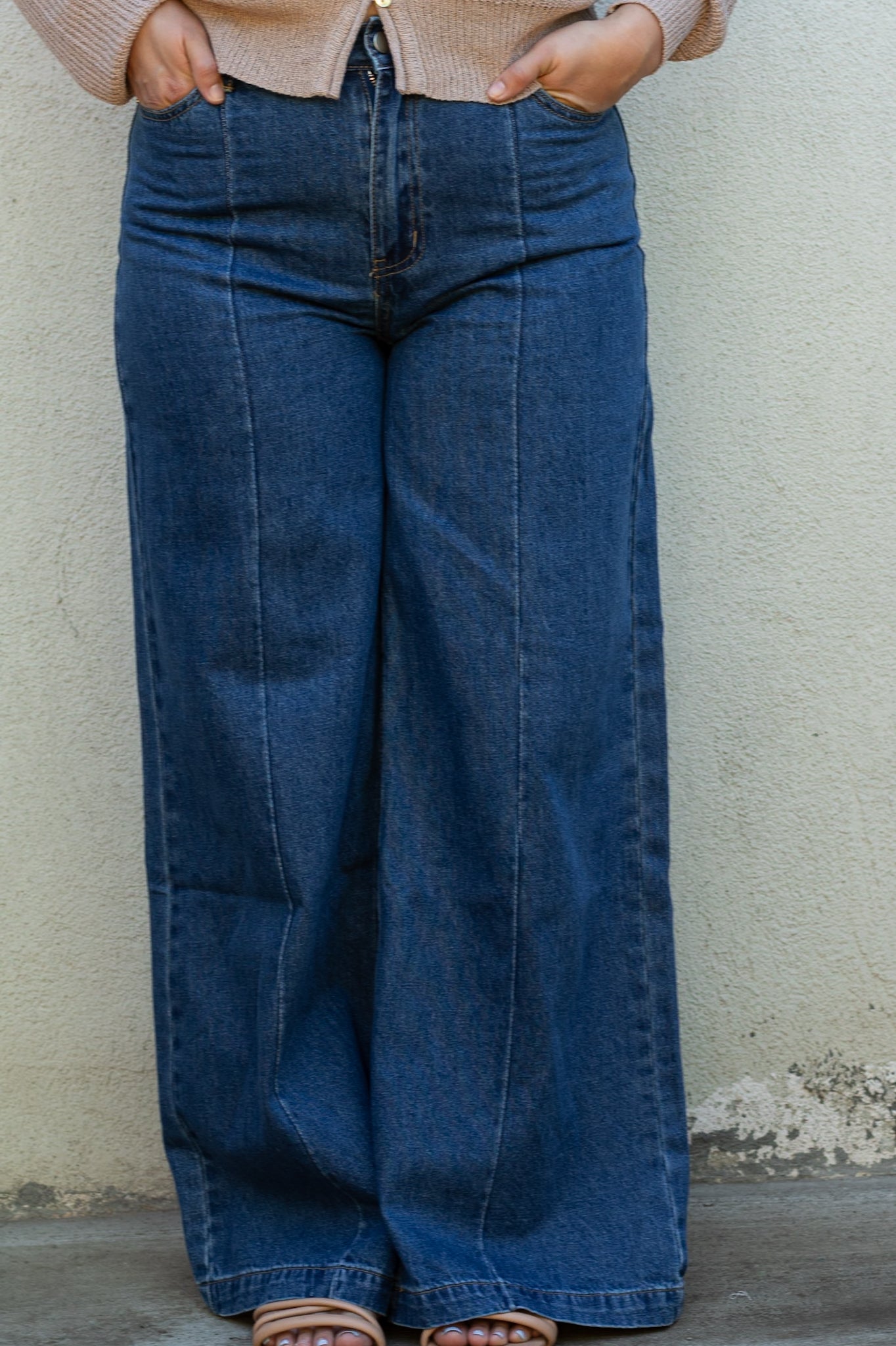 Marty Wide Leg Denim Pants