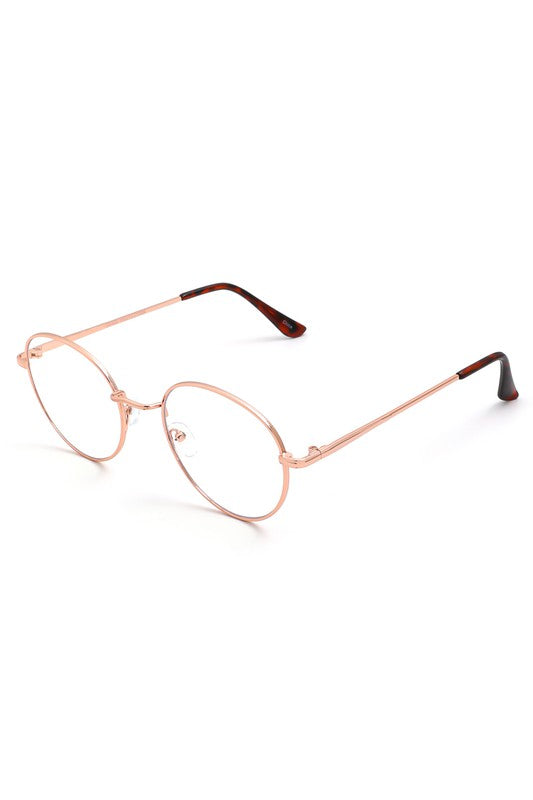 Polly Round Blue Light Filter Glasses | Diosa Life + Style Boutique