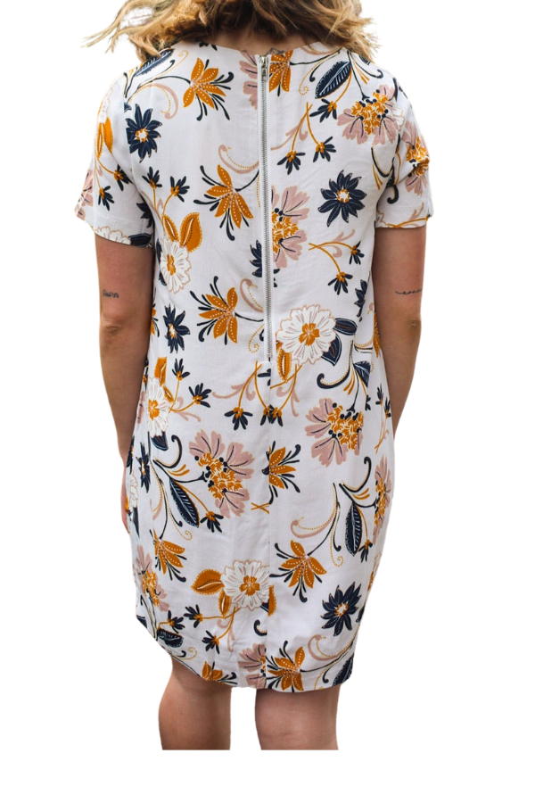 Arlene Botanical Shift Dress