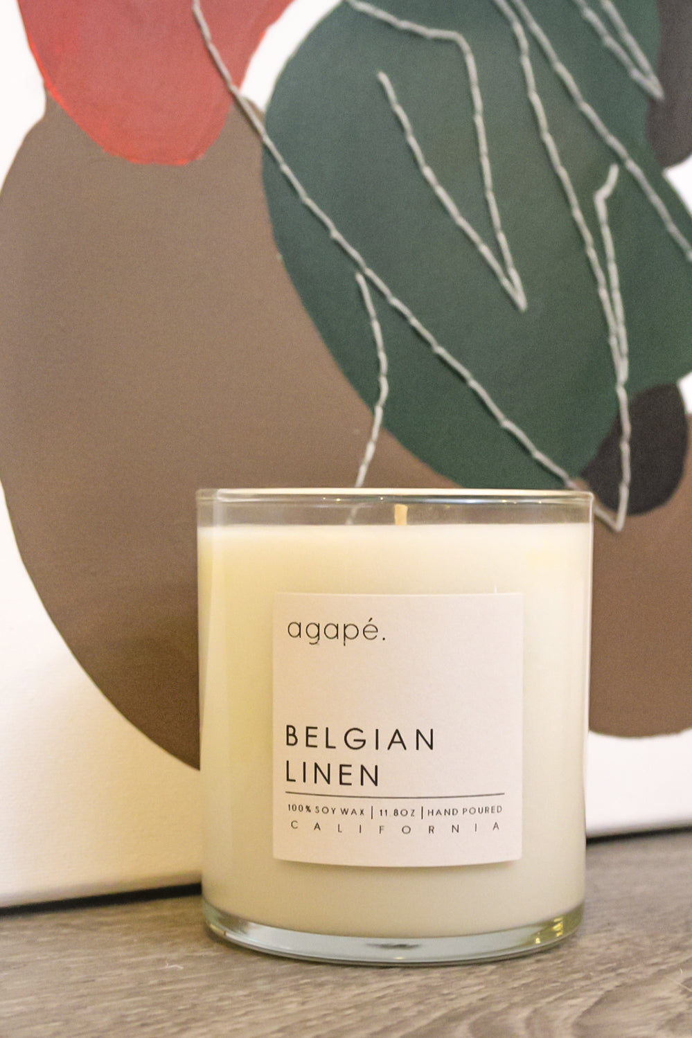 Belgian Linen Candle