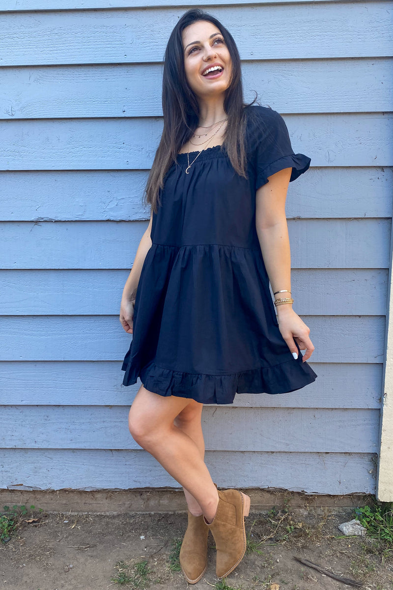 Jimena Babydoll Mini Dress | Diosa Life + Style Boutique 