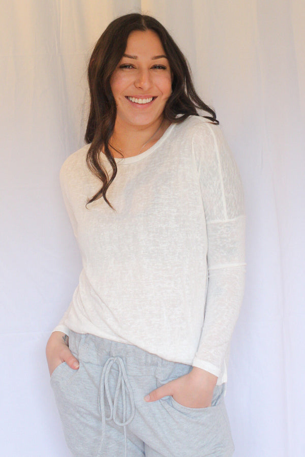 Basic Long Sleeve Knit Top | Diosa Women's Online Boutique